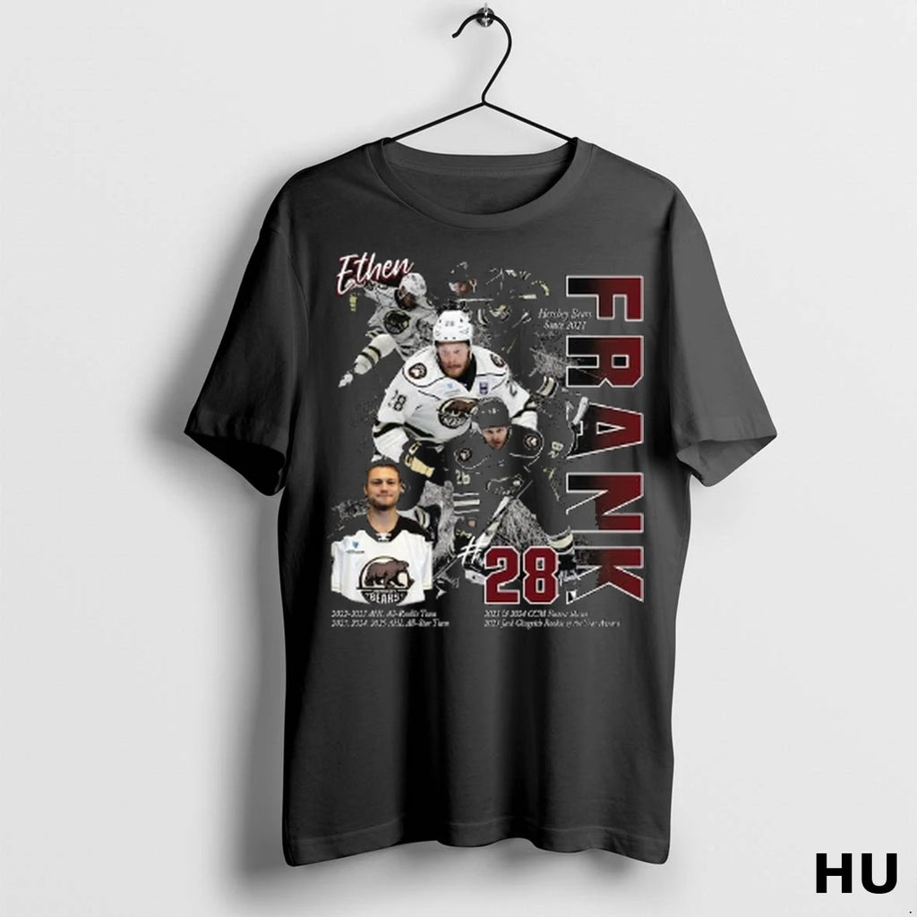 Officials Hershey Bears X Capitals Ethen Frank Player Long Sleve T Shirt