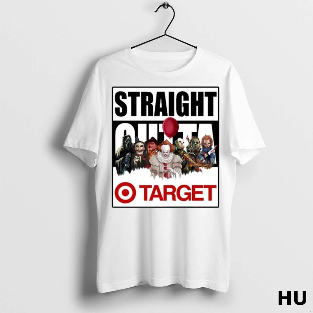 Officials Horror Characters X Target Straight Outta Ornaments T Shirt