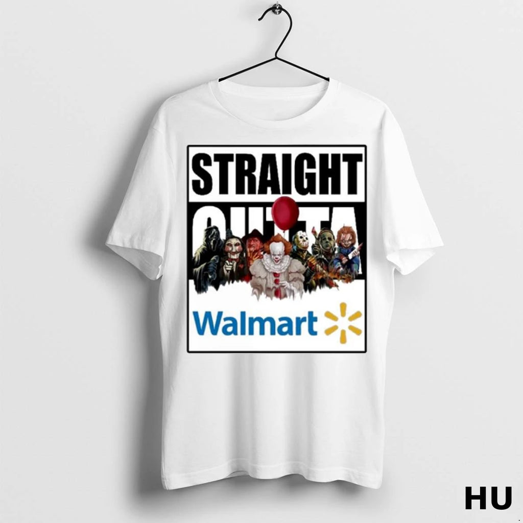 Officials Horror Characters X Walmart Straight Outta Ornaments T Shirt