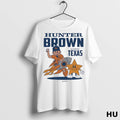 Officials Hunter Brown Houston Texas Mascot Logo Ladies T Shirt
