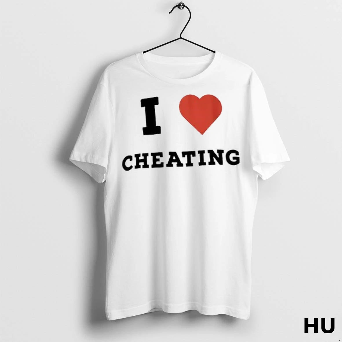 Officials I Love Cheating Heart Ladies T Shirt