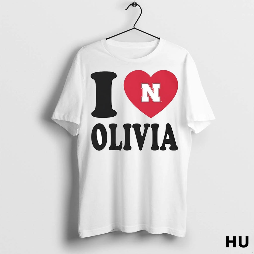 Officials I Love Olivia Mauch Nebraska Volleyball T Shirt