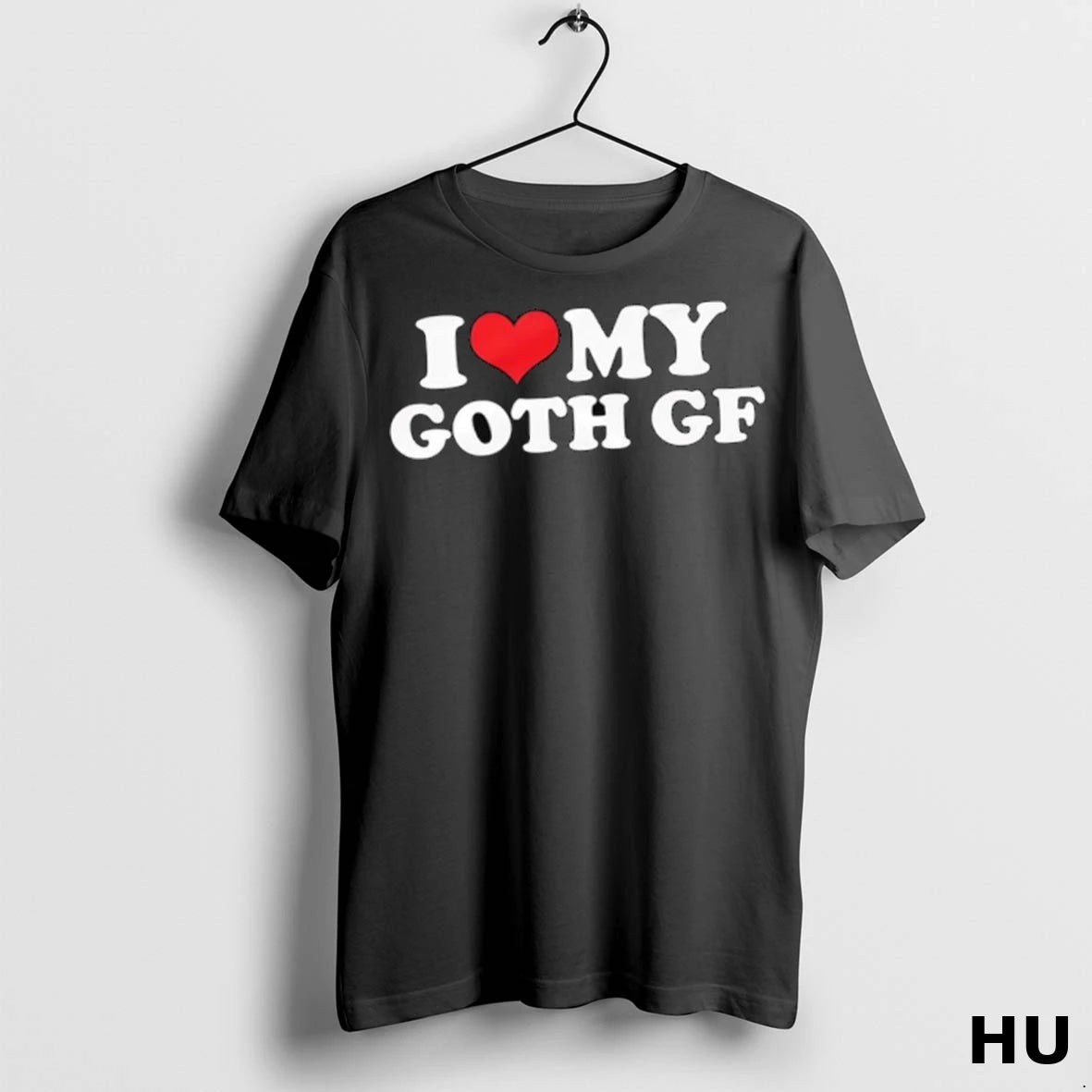 Officials I Love My Goth Gf Heart T Shirt