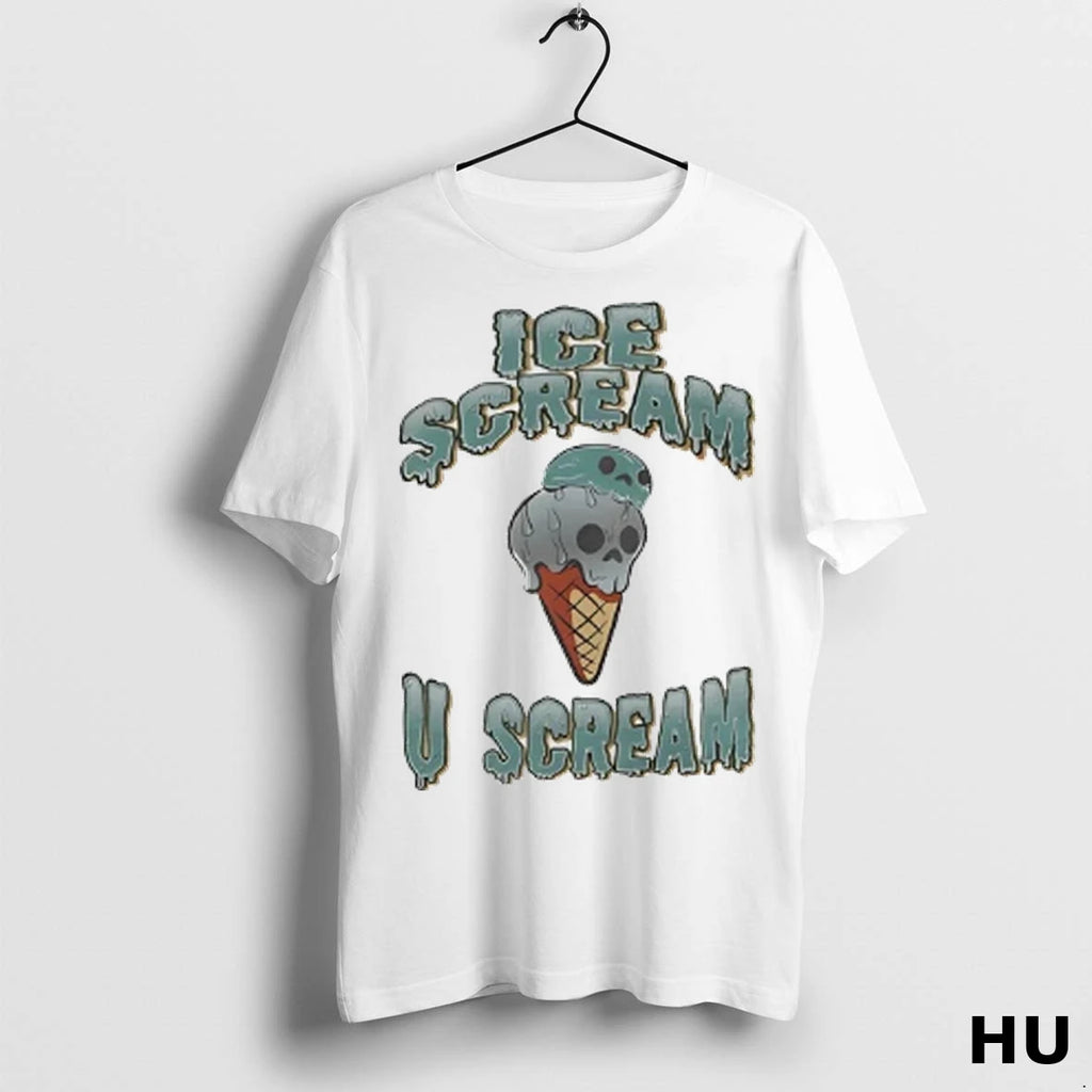 Officials Ice Ccream U Scream Ghost Halloween T Shirt