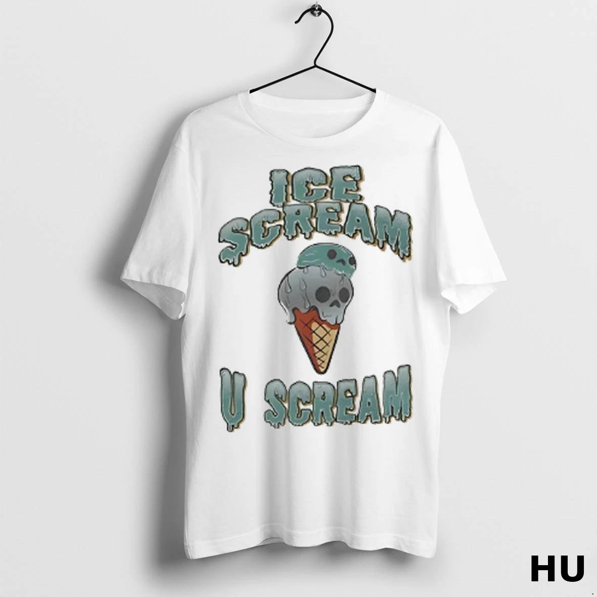 Officials Ice Ccream U Scream Ghost Halloween T Shirt