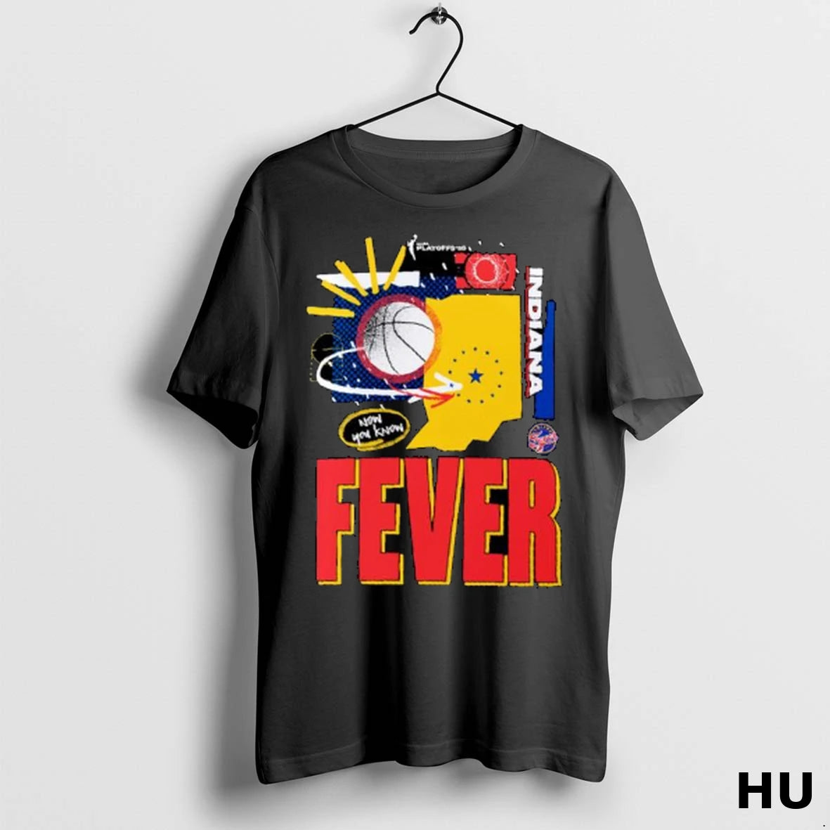 Officials Indiana Fever 2025 Wnba Playoffs In The Zone Ornaments T Shirt