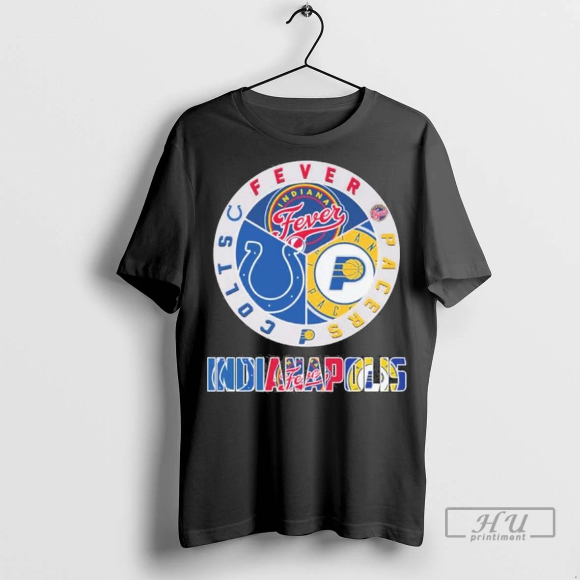 Officials Indianapolis Sports 2025 Colts Fever Pacers T Shirt