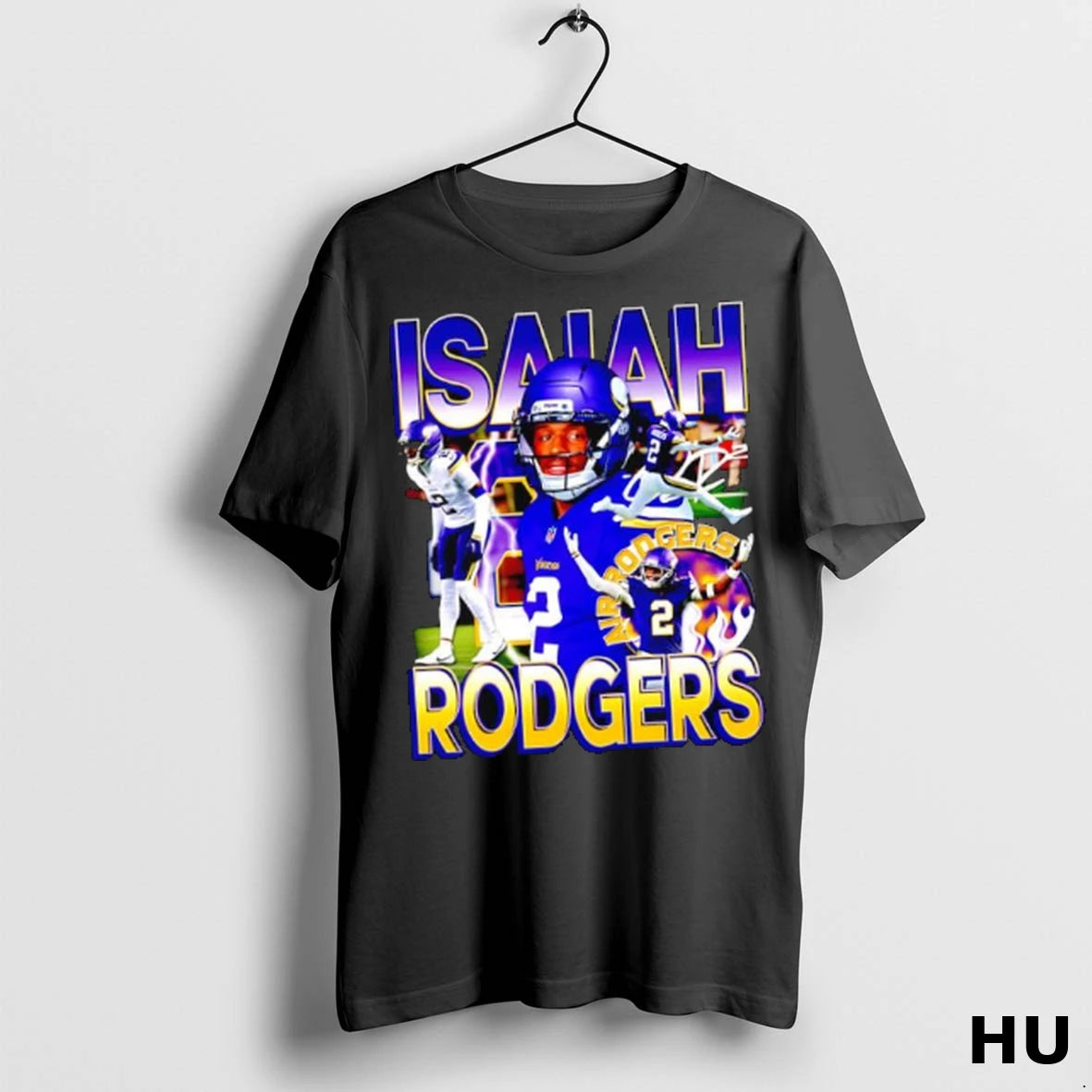 Officials Isaiah Rodgers Sr Minnesota Vikings Signature Graphic T Shirt