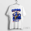 Officials Jahmyr Gibbs Detroit Lions Number 0 Graphic T Shirt
