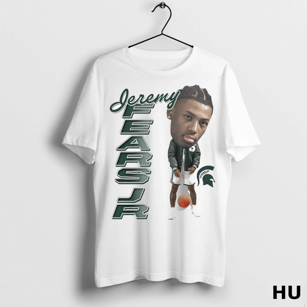 Officials Jeremy Fears Big Head Caricature Michigan State T Shirt