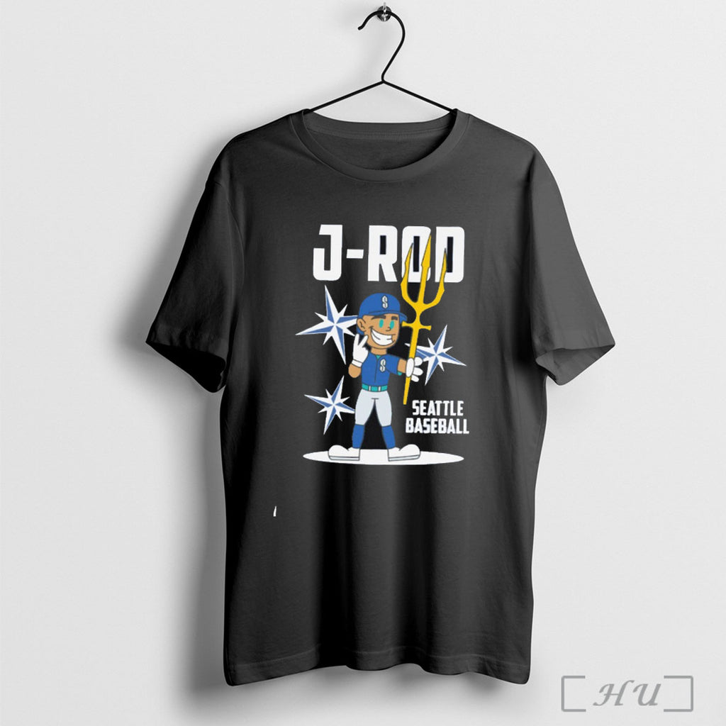 Officials Julio Rodriguez Seattle Mariners 2025 Mlb Summer Cartoon T Shirt