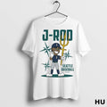 Officials Julio Rodriguez Seattle Mariners Baseball Player Ladies T Shirt