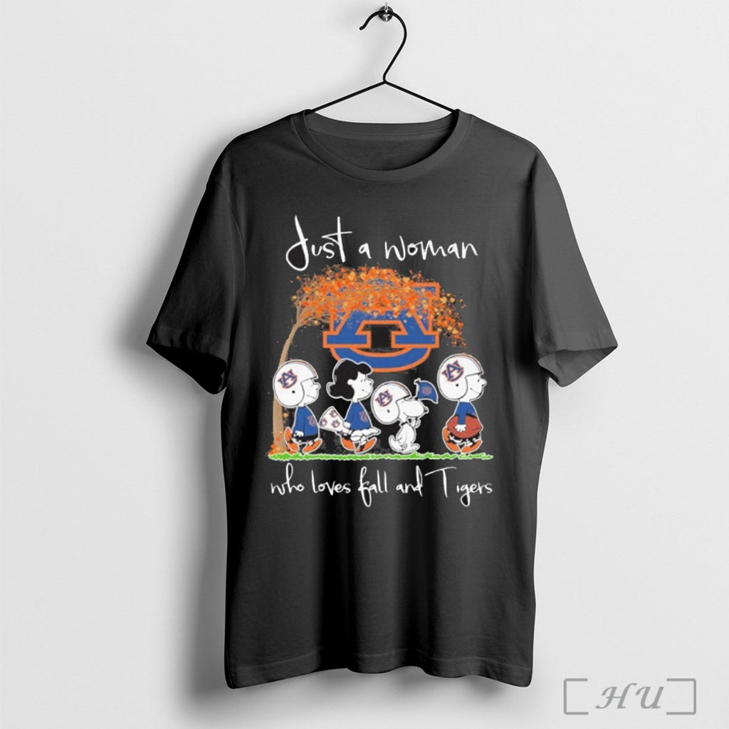 Officials Just A Woman Who Loves Fall And Auburn Tigers X The Peanuts Walking