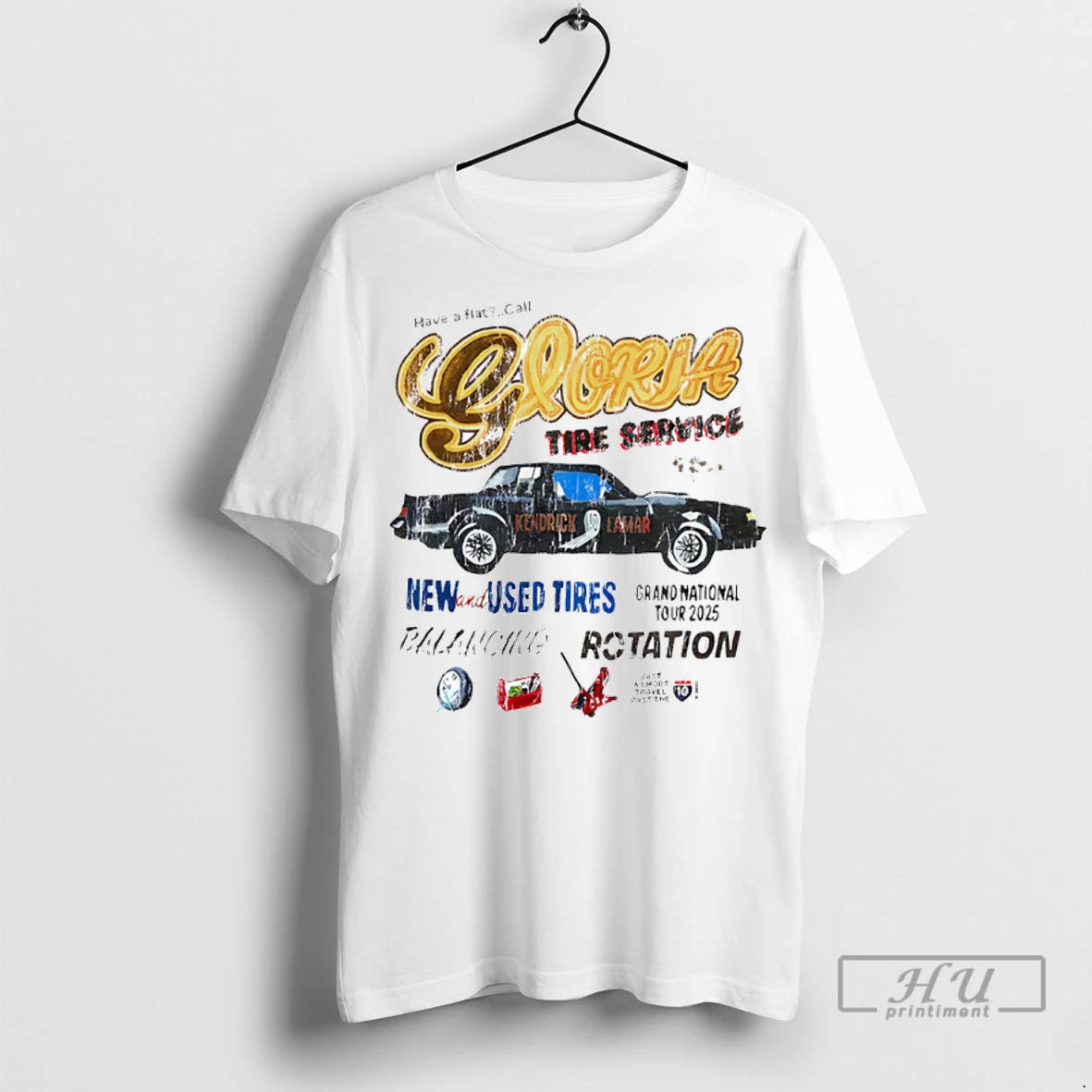 Officials Kendrick Lamar Gloria Tire Service T Shirt