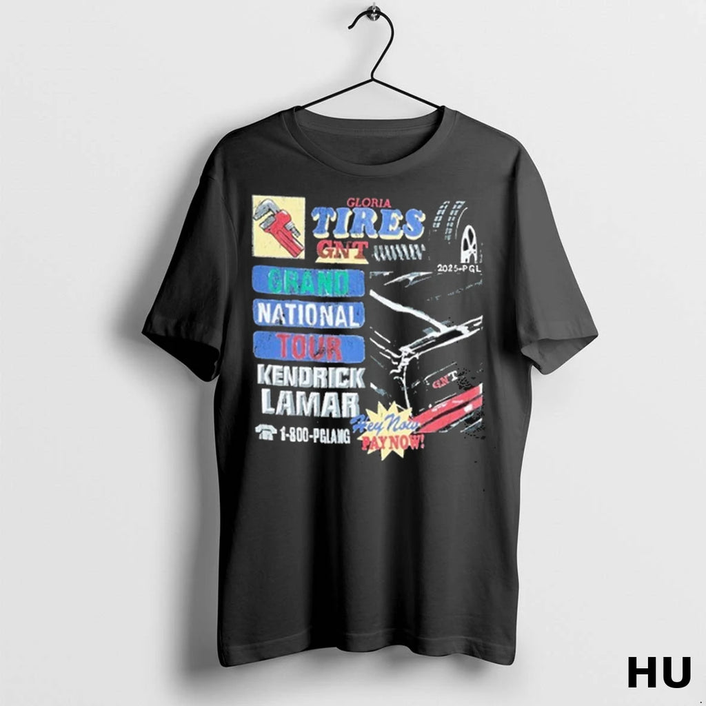 Officials Kendrick Lamar Grand National Tour 2025 Hey Now Pay Now Latam T Shirt