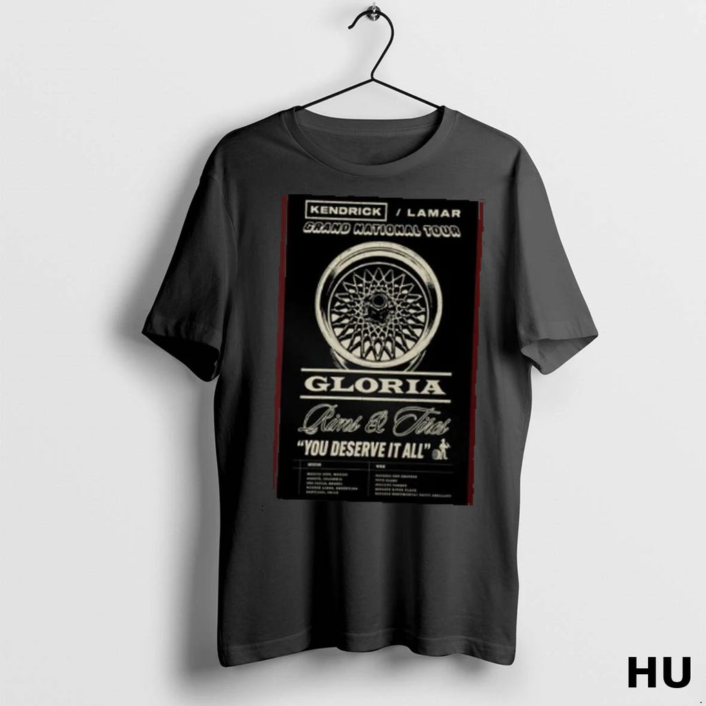 Officials Kendrick Lamar Grand National Tour 2025 T Shirt