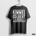 Officials Kimmel And Colbert 2028 Oppression Shouts But Resistance Roars Louder T Shirt