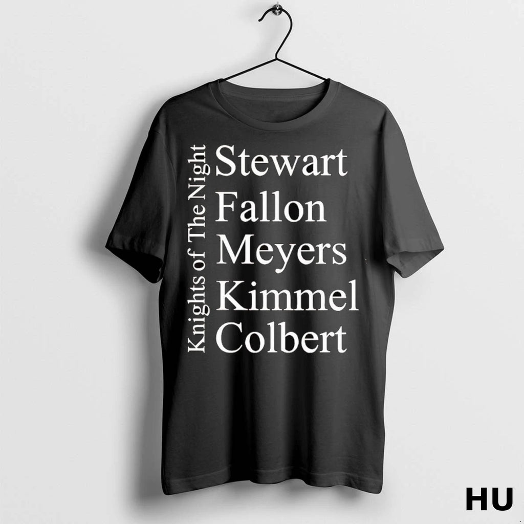 Officials Knights Of The Night Stewart Fallon Meyers Kimmel Colbert T Shirt