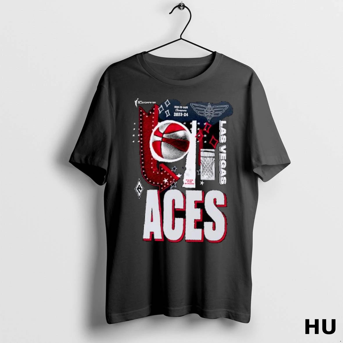 Officials Las Vegas Aces 2025 Wnba Playoffs In The Zone Ornaments T Shirt
