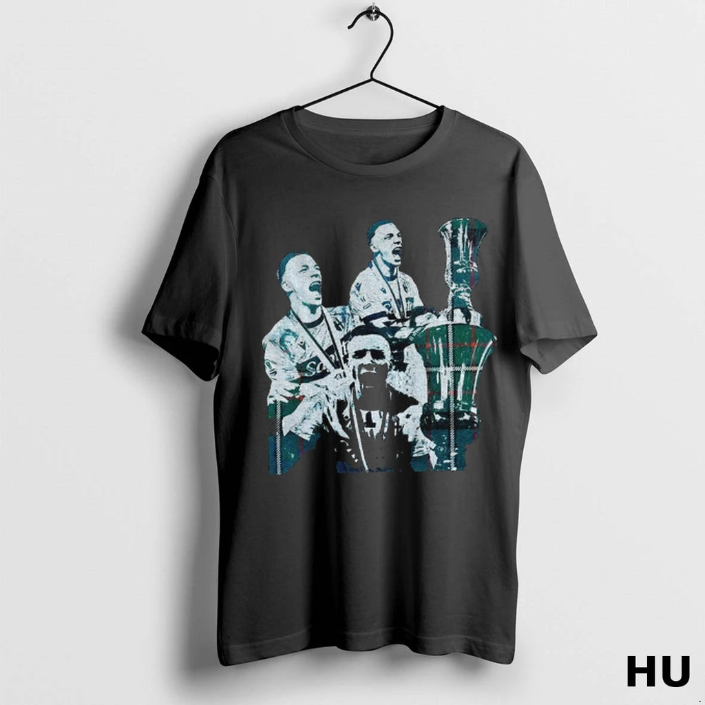 Officials Lewis Ferguson Holding Cup Bologna Fc Football Graphic T Shirt