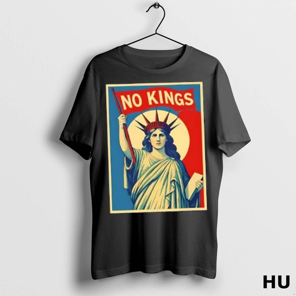 Officials Liberty Of Statue No Kings America T Shirt