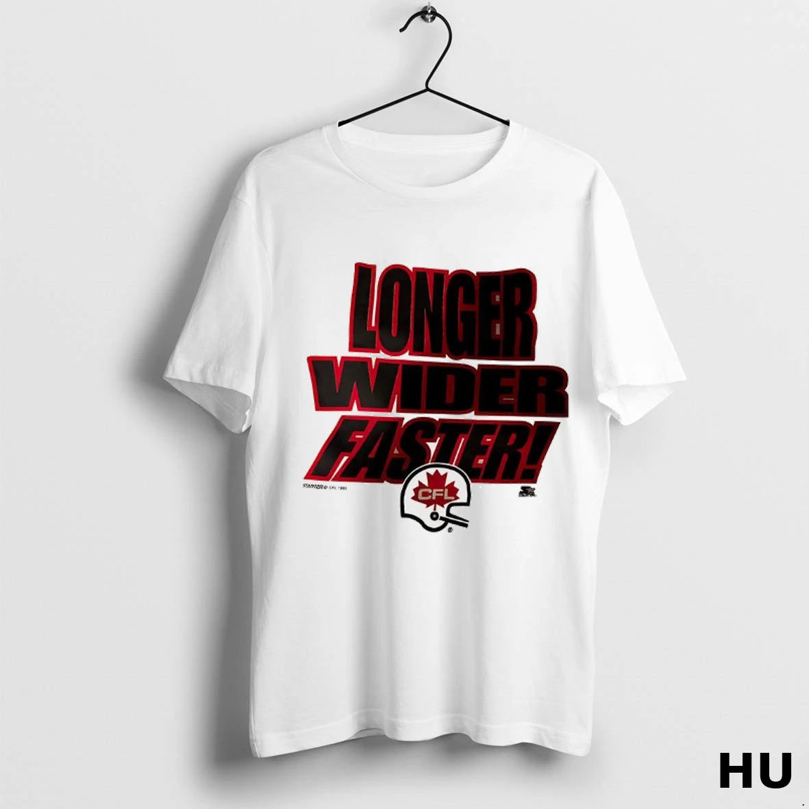 Officials Longer Wider Faster Cfl Football T Shirt