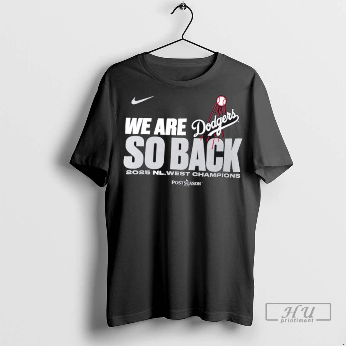 Officials Los Angeles Dodgers 2025 Nl West Division Champions T Shirt