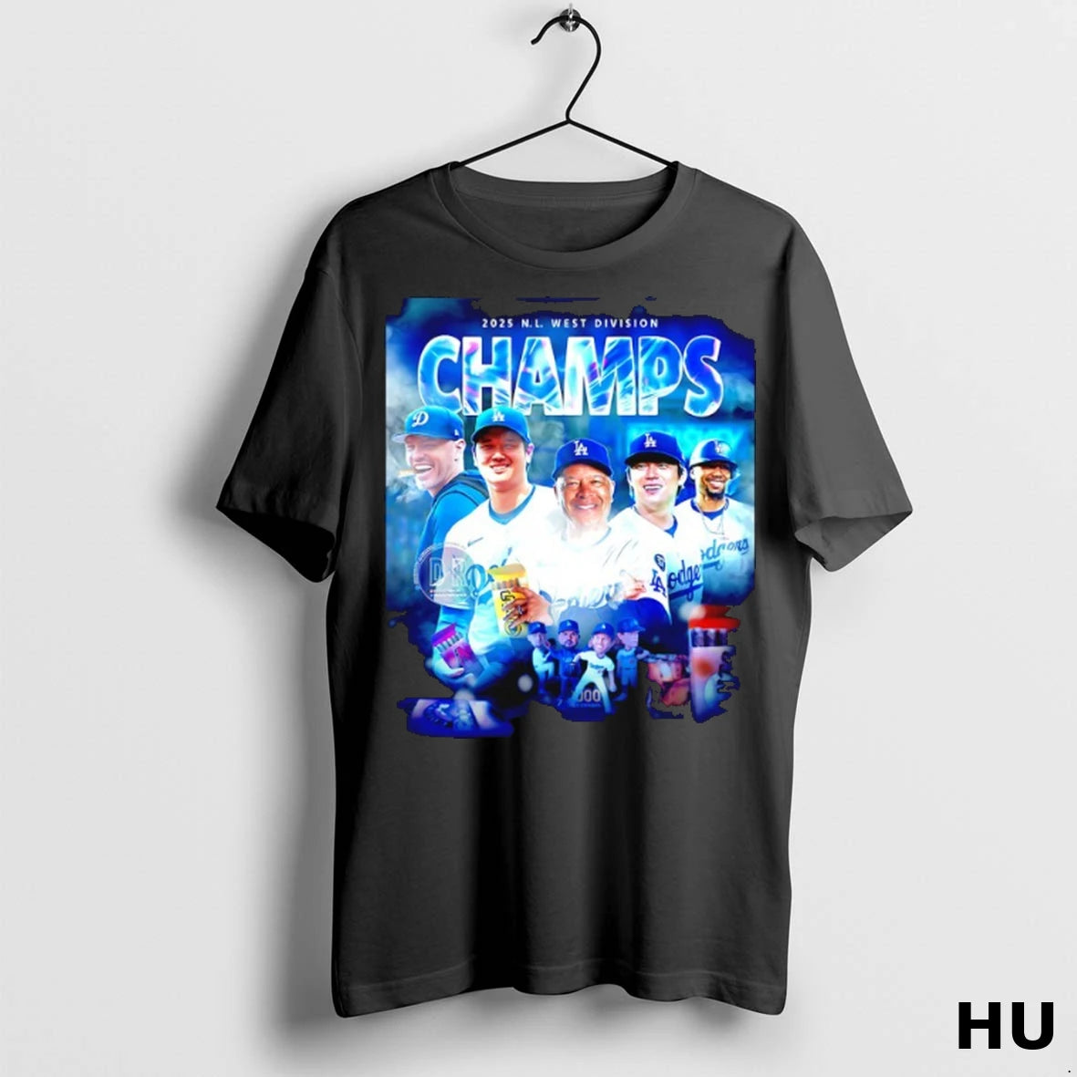 Officials Los Angeles Dodgers 2025 Nl West Division Champs T Shirt
