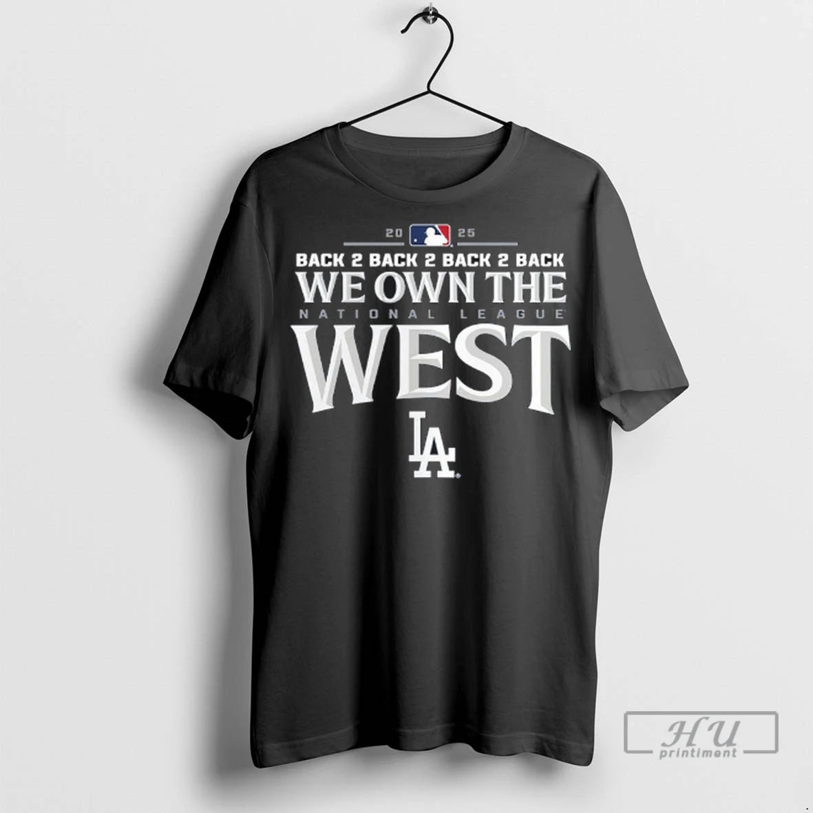 Officials Los Angeles Dodgers 4 Peat We Own The Nl West Champions T Shirt