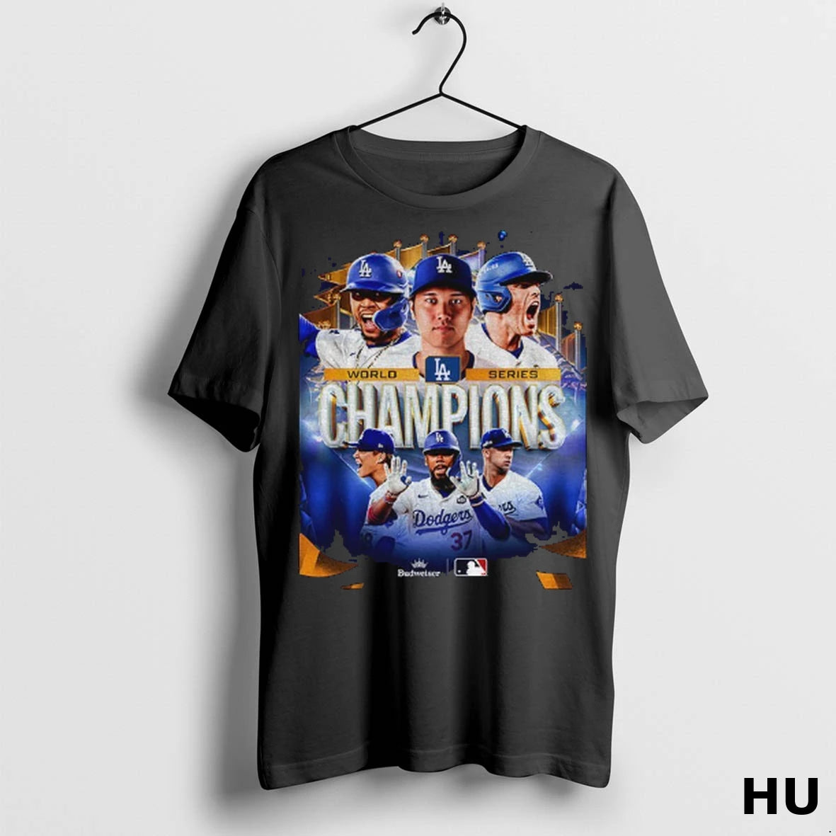Officials Los Angeles Dodgers Mlb Baseball World Series Champions 2025 Budweiser T Shirt