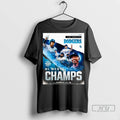 Officials Los Angeles Dodgers Mlb Postseason 2025 National League West Champions Clinched T Shirt