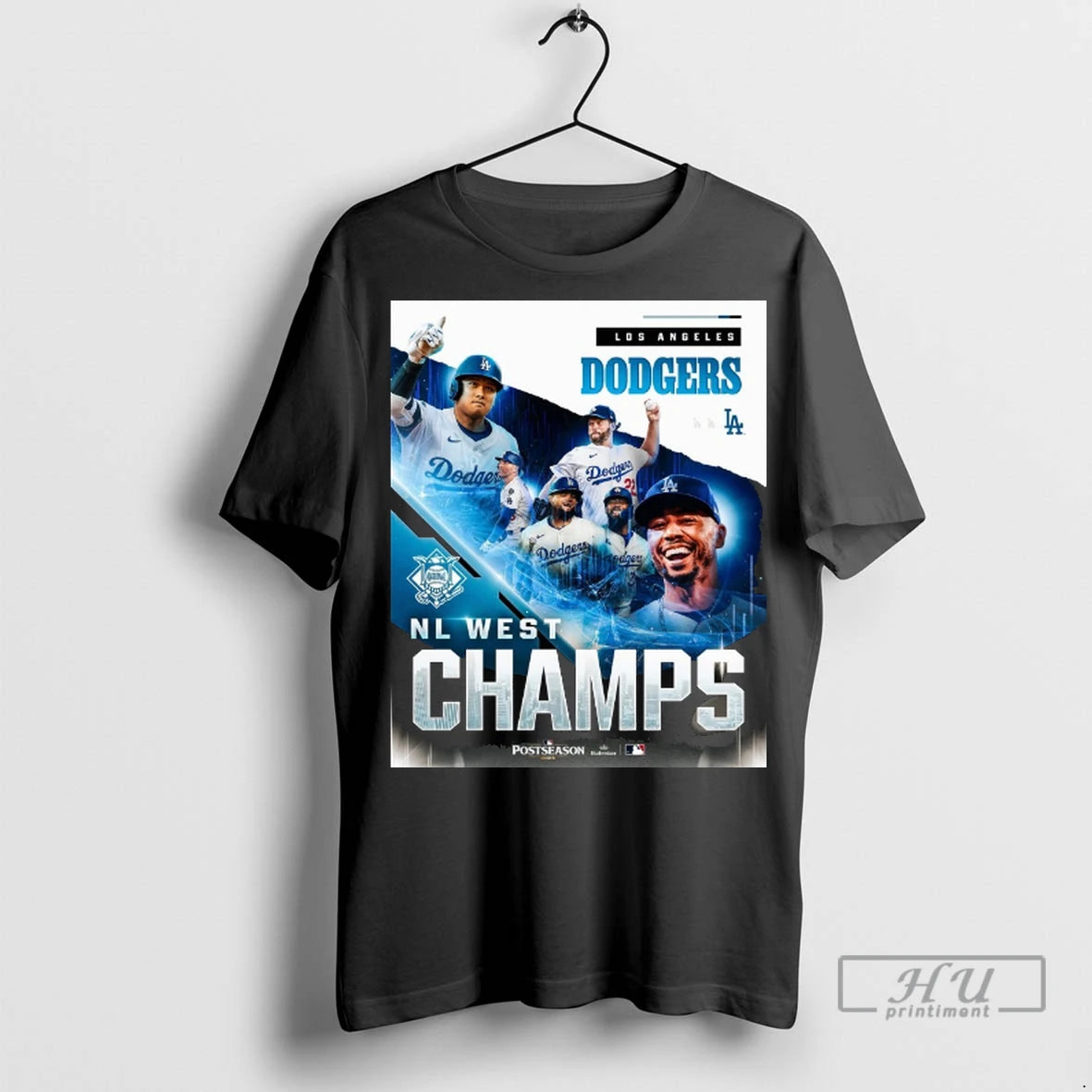Officials Los Angeles Dodgers Mlb Postseason 2025 National League West Champions Clinched T Shirt