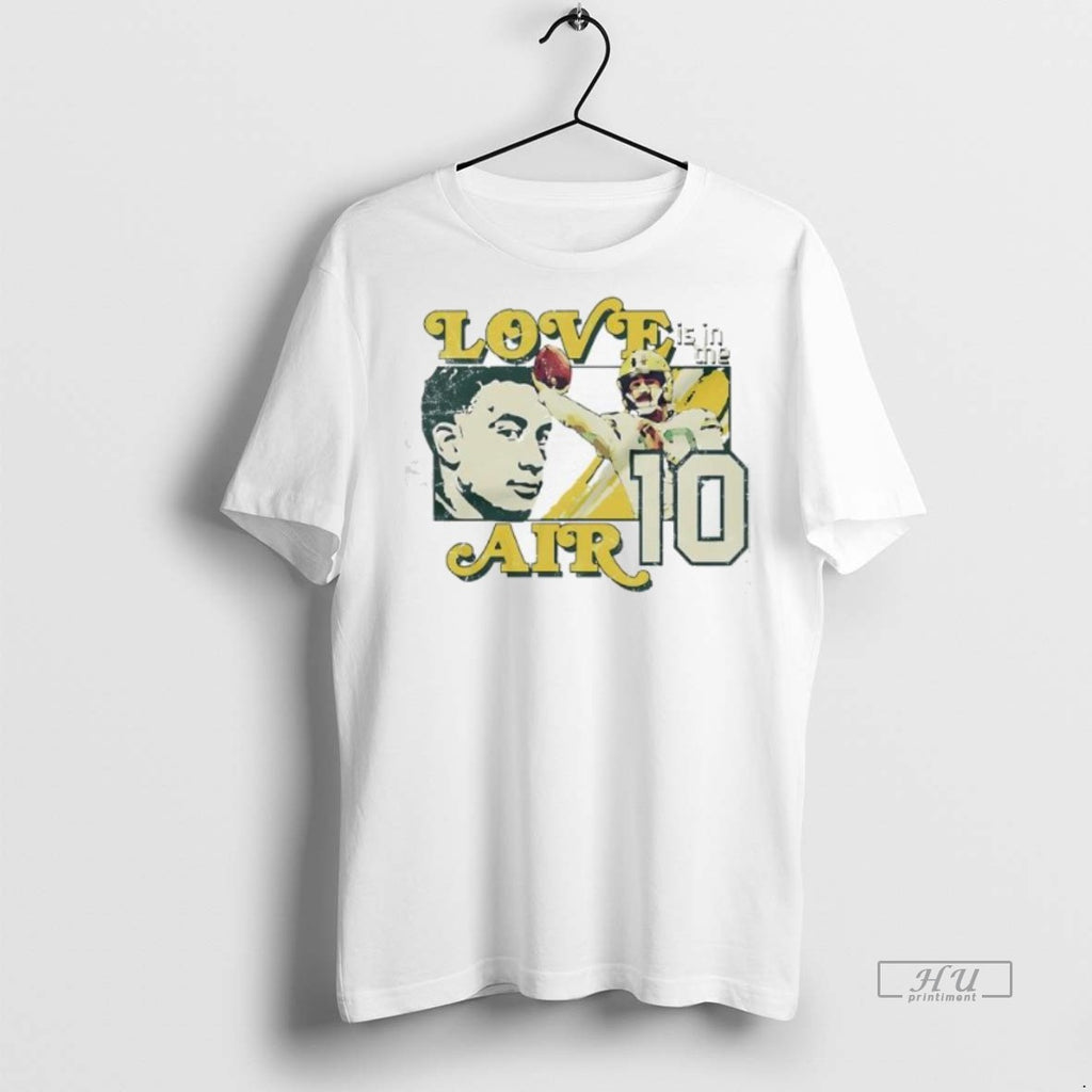 Officials Love Is In The Air Green Bay Packers Premium Tee Shirt Sweater
