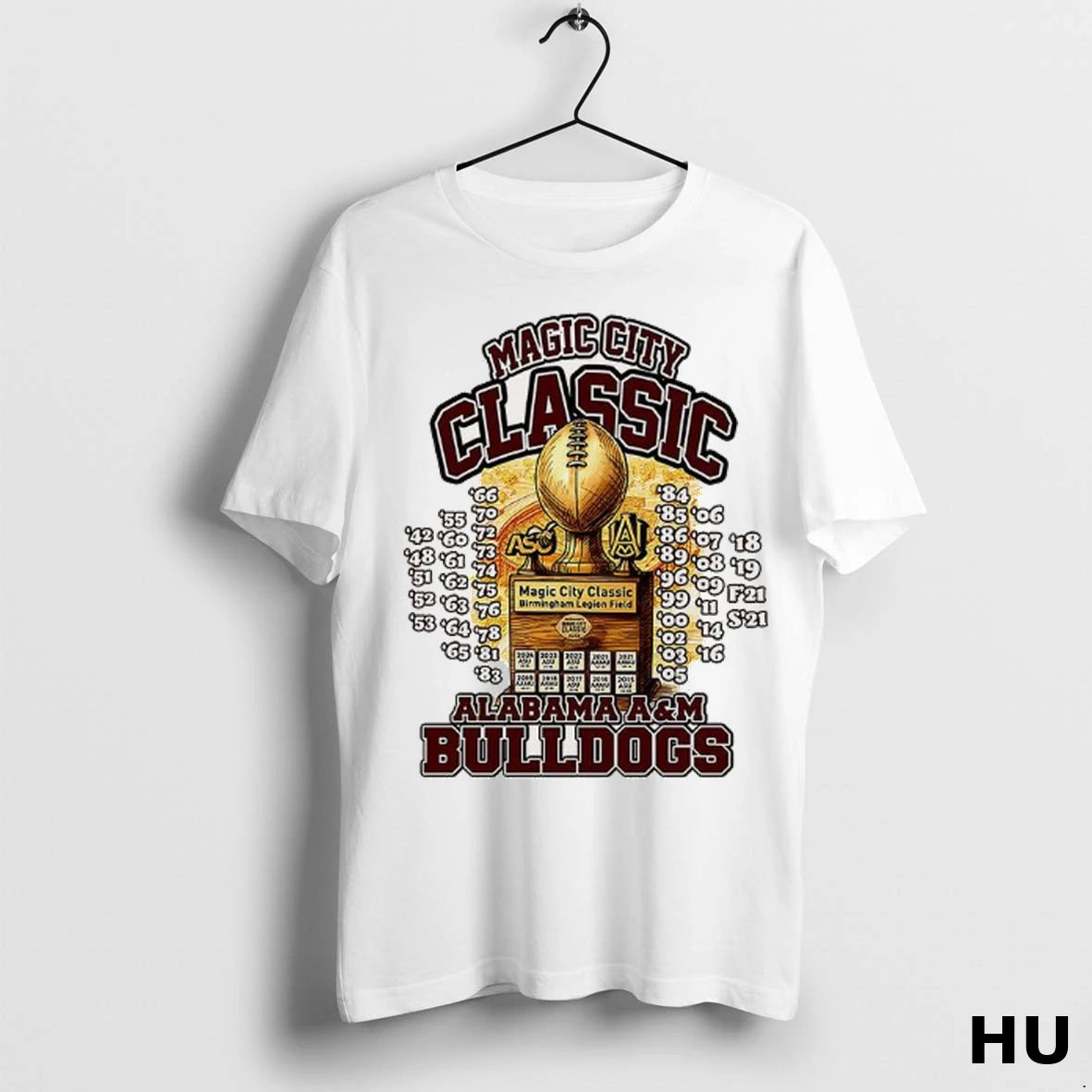 Officials Magic City Classic Alabama Am Bulldogs T Shirt