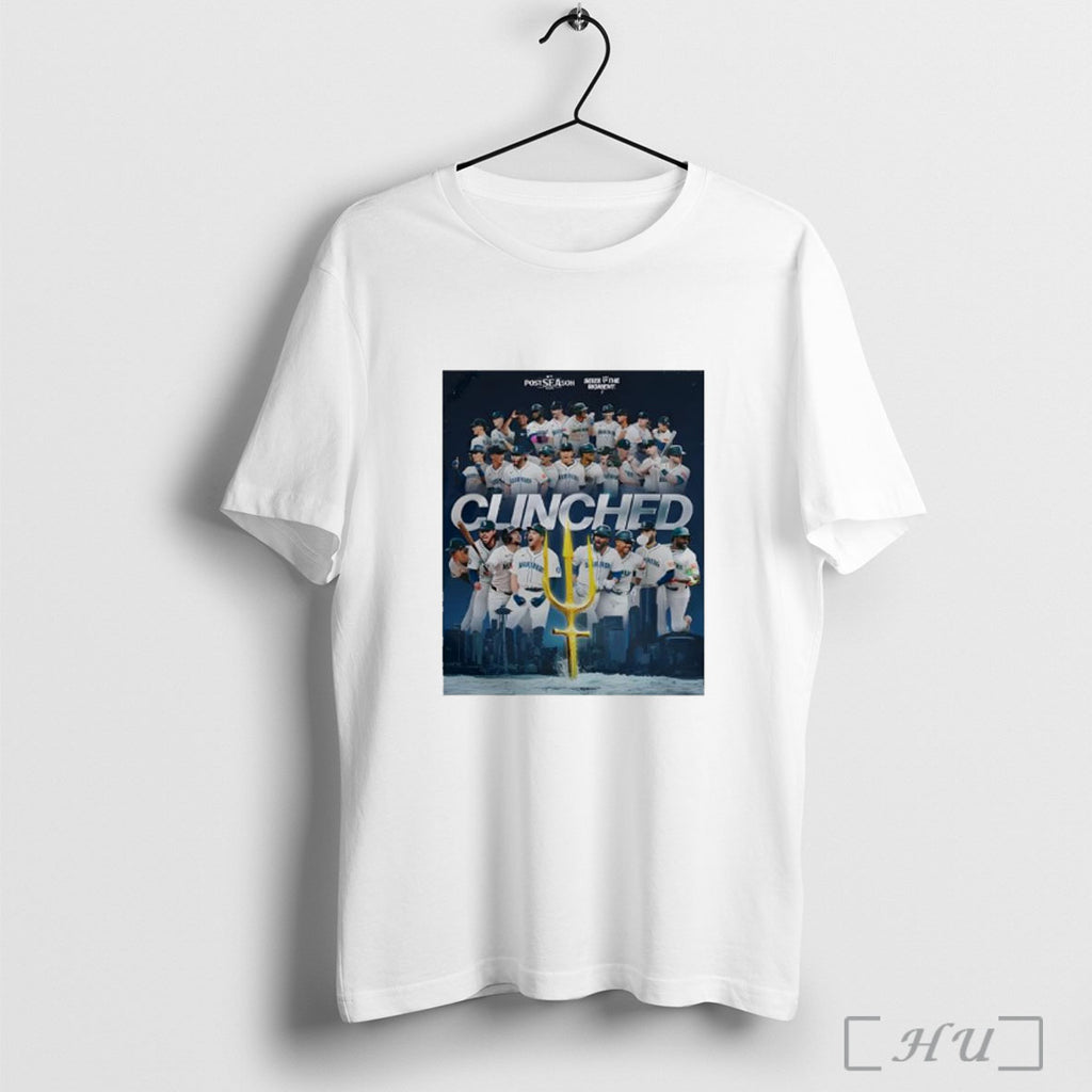 Officials Mariners 2025 Postseason Clinched Al West Magic Number T Shirt