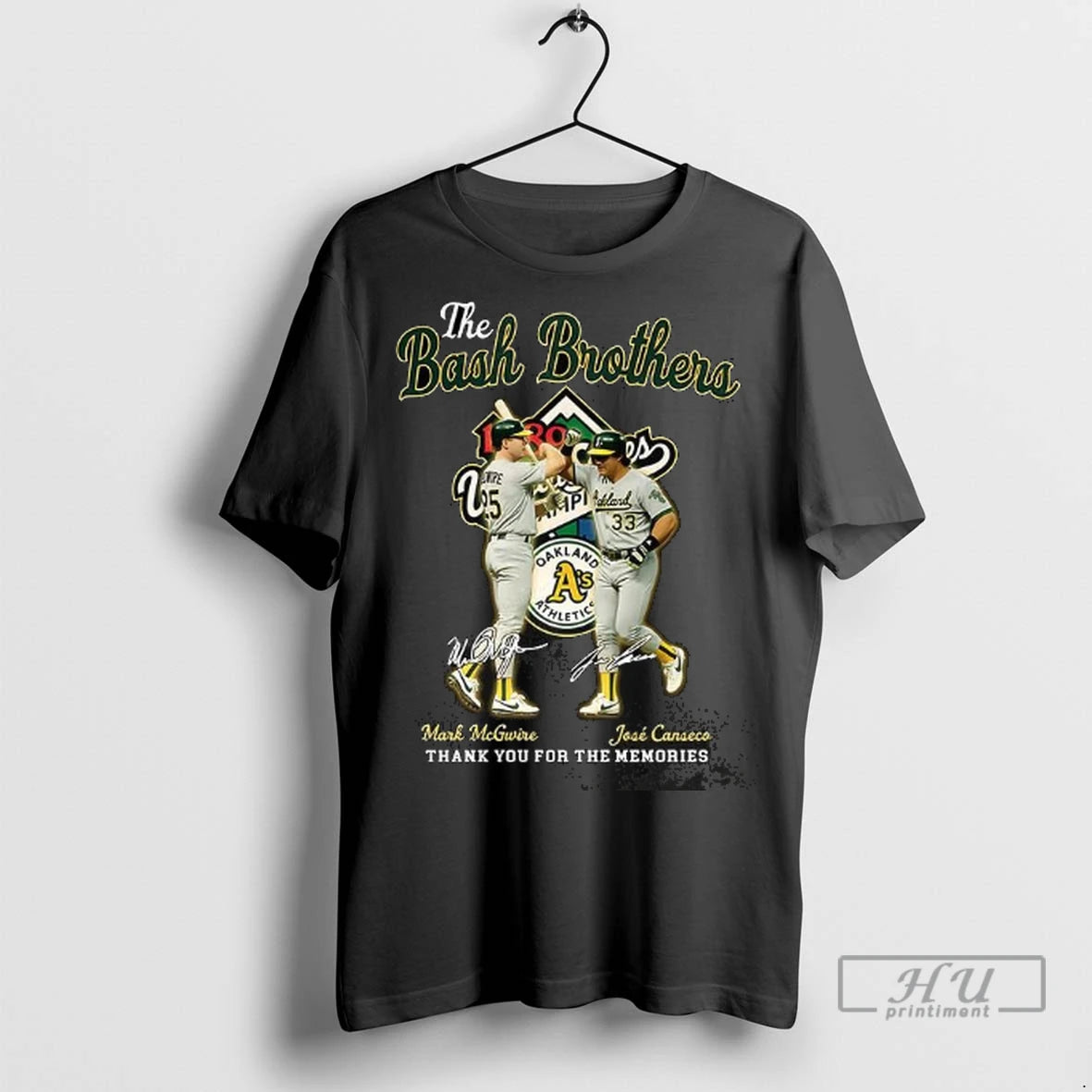 Officials Mark Mcgwire And Jose Canseco Oakland Athletics Baseball The Bash Brothers Signature