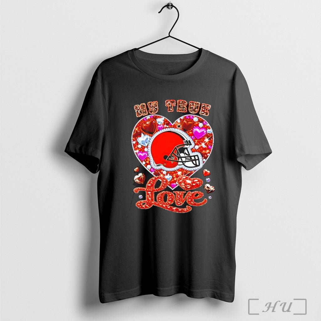 Officials My True Love Cleveland Browns Twinkle Shirt Hoodie Sweater Longsleeve And V Neck