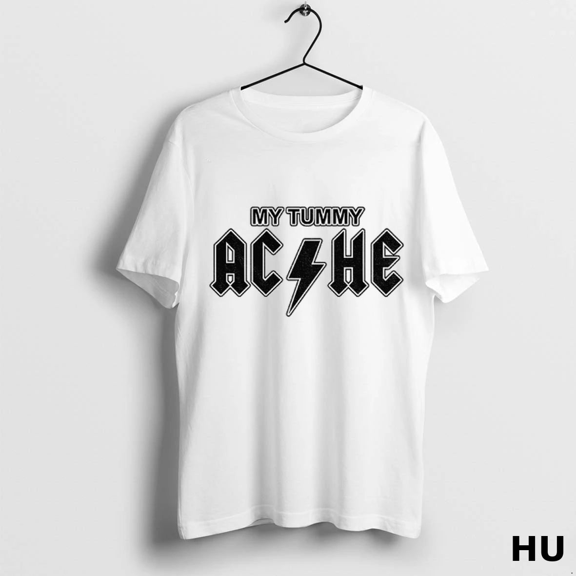 Officials My Tummy Ac Dc Band 2025 T Shirt