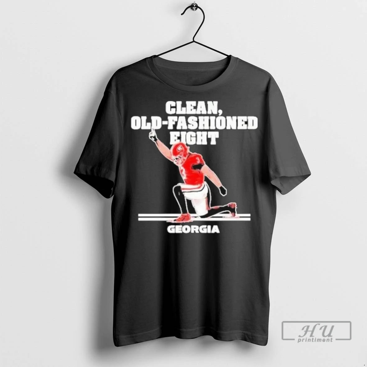 Officials Nate Frazier Clean Old Fashioned Eight Georgia Bulldogs T Shirt