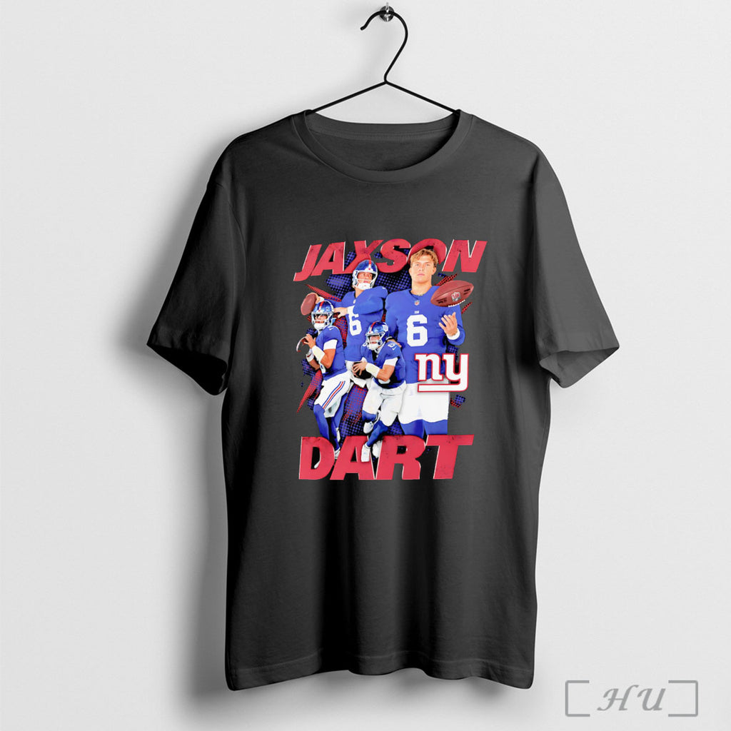 Officials New York Giants Jaxson Dart Notorious T Shirt