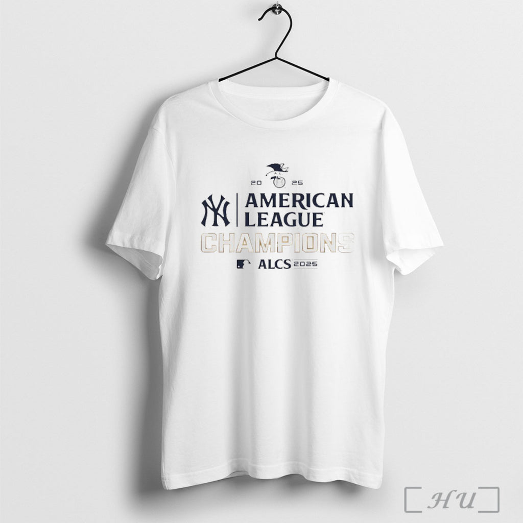 Officials New York Yankees 2025 Alcs Champions Locker Room T Shirt