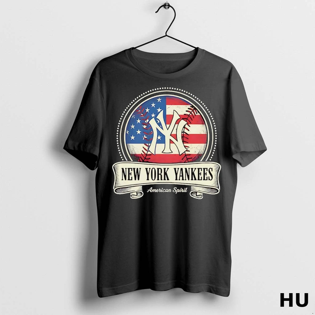 Officials New York Yankees American Spirit Us Flag T Shirt