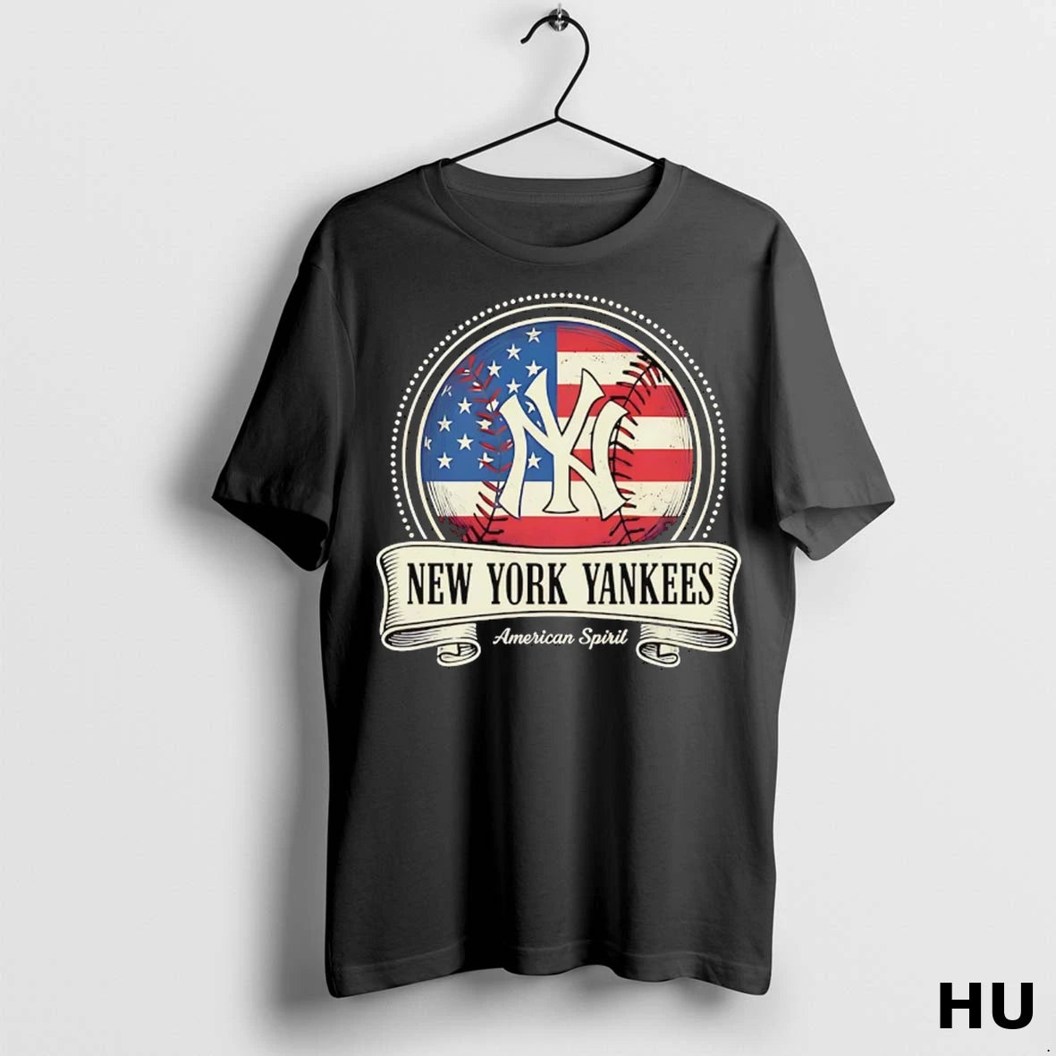 Officials New York Yankees American Spirit Us Flag T Shirt