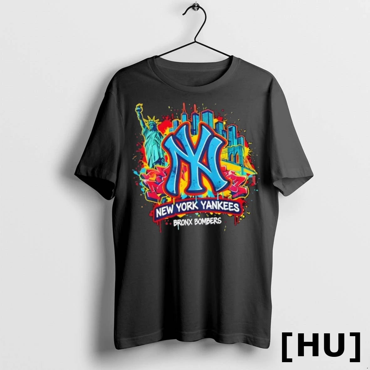 Officials New York Yankees Bronx Graffiti Bombers City Colors T Shirt