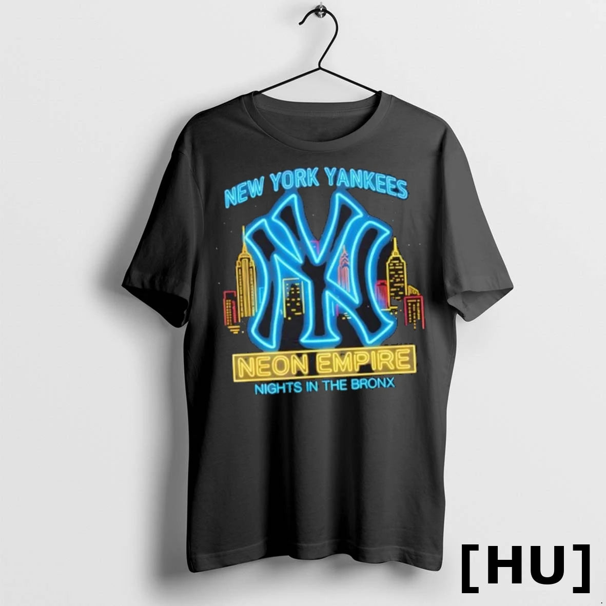 Officials New York Yankees Neon Empire Nights In The Bronx T Shirt