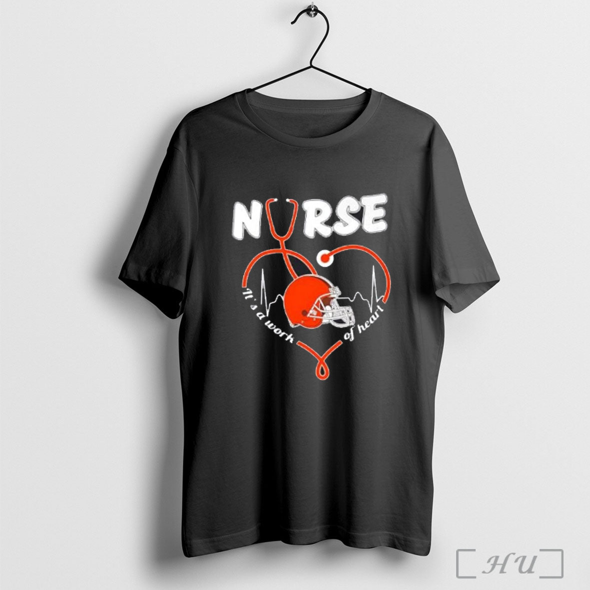 Officials Nurse Its A Work Of Heart Cleveland Browns Football T Shirt