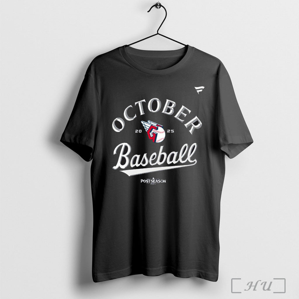 Officials October Cleveland Guardians 2025 Mlb Postseason T Shirt
