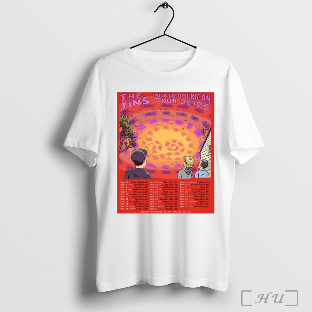 Officials Official The Jins North American Tour 2025 Shirtsweater Hoodie And Long Sleeved Ladies Tank