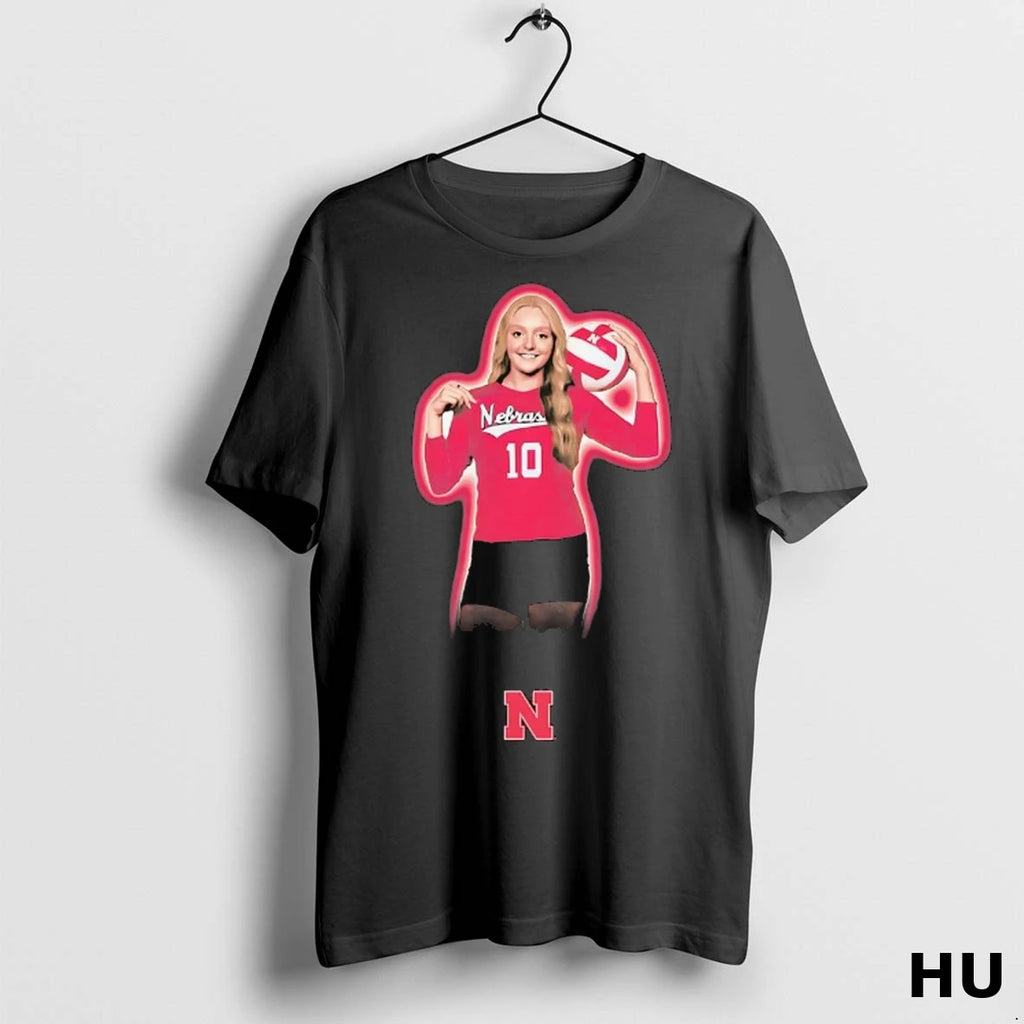 Officials Olivia Mauch Portrait Smile Nebraska Volleyball T Shirt