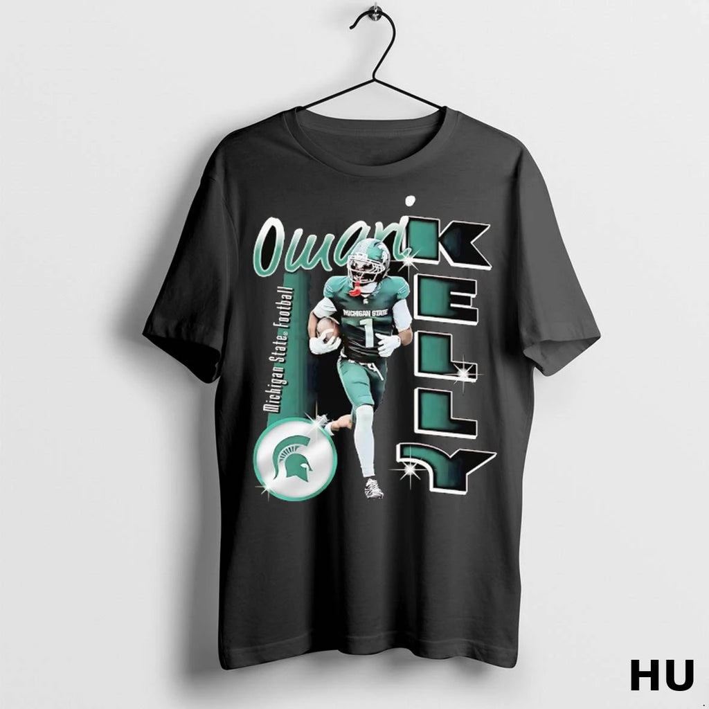 Officials Omari Kelly Graphic Running Michigan State T Shirt